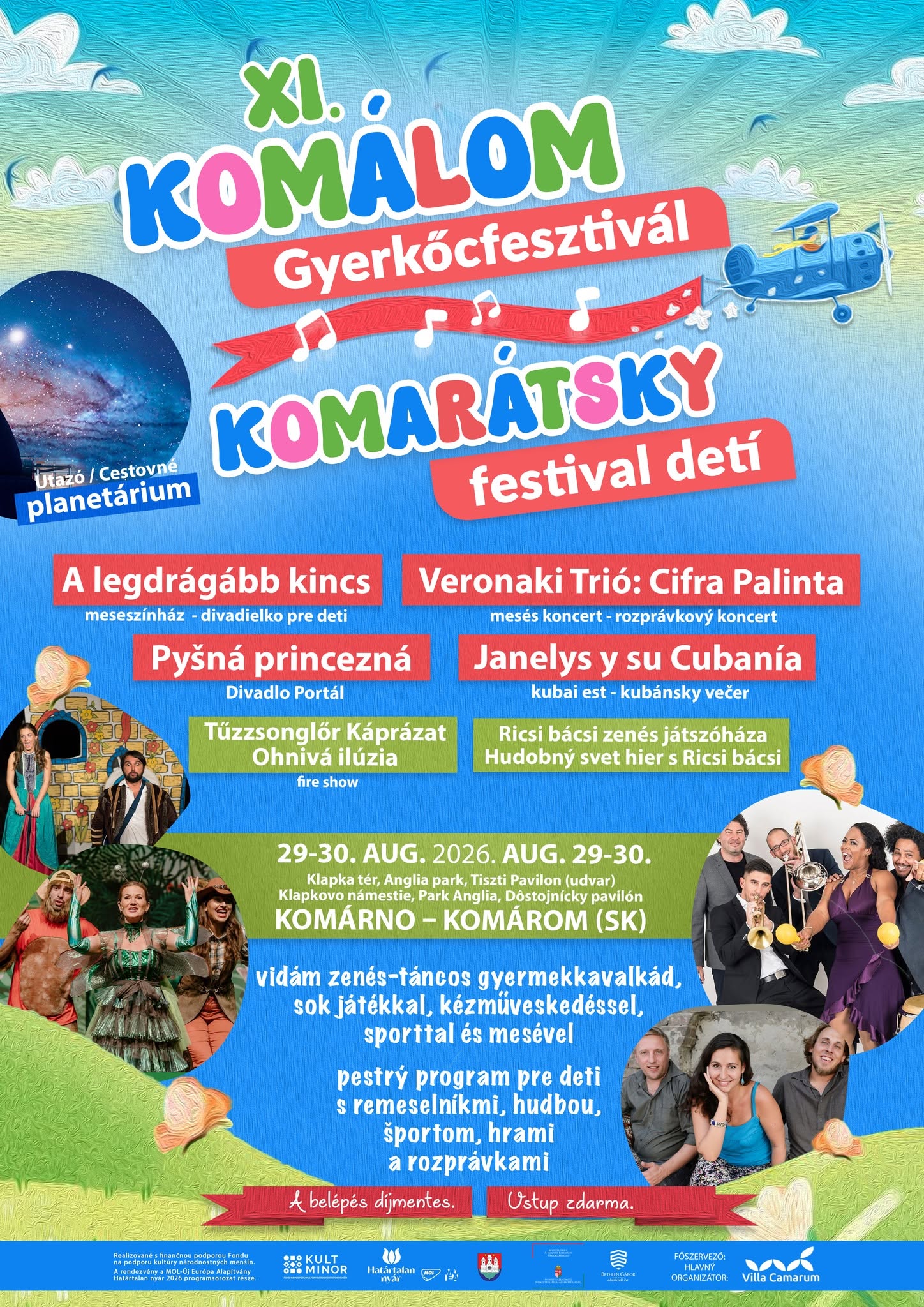 Komálom Gyerkőcfesztivál / Komarátsky festival detí
